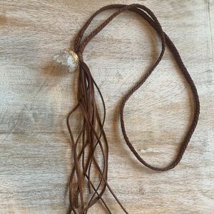 Leather Strap Necklace